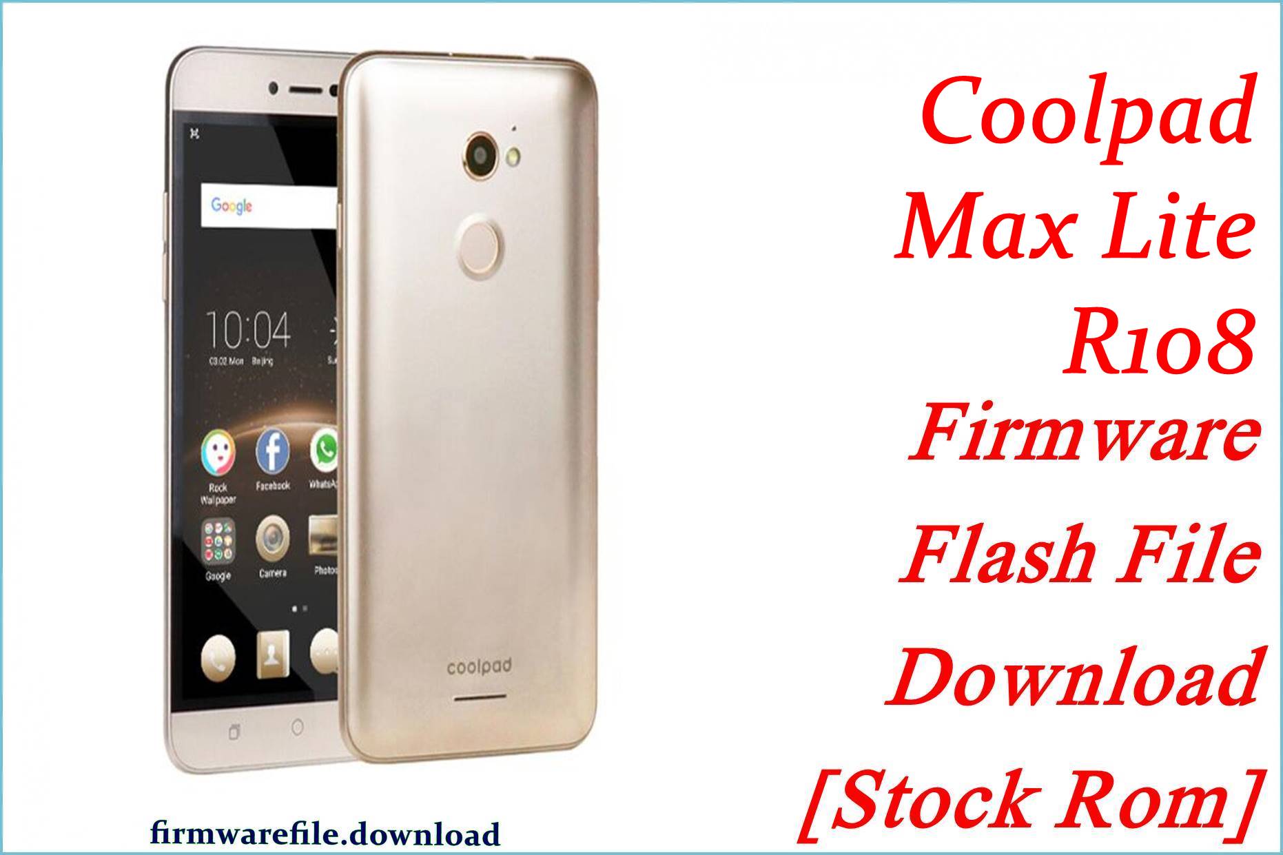 coolpad r108 firmware