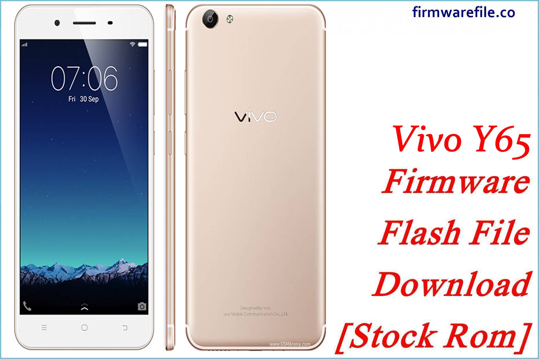 vivo y65 firmware