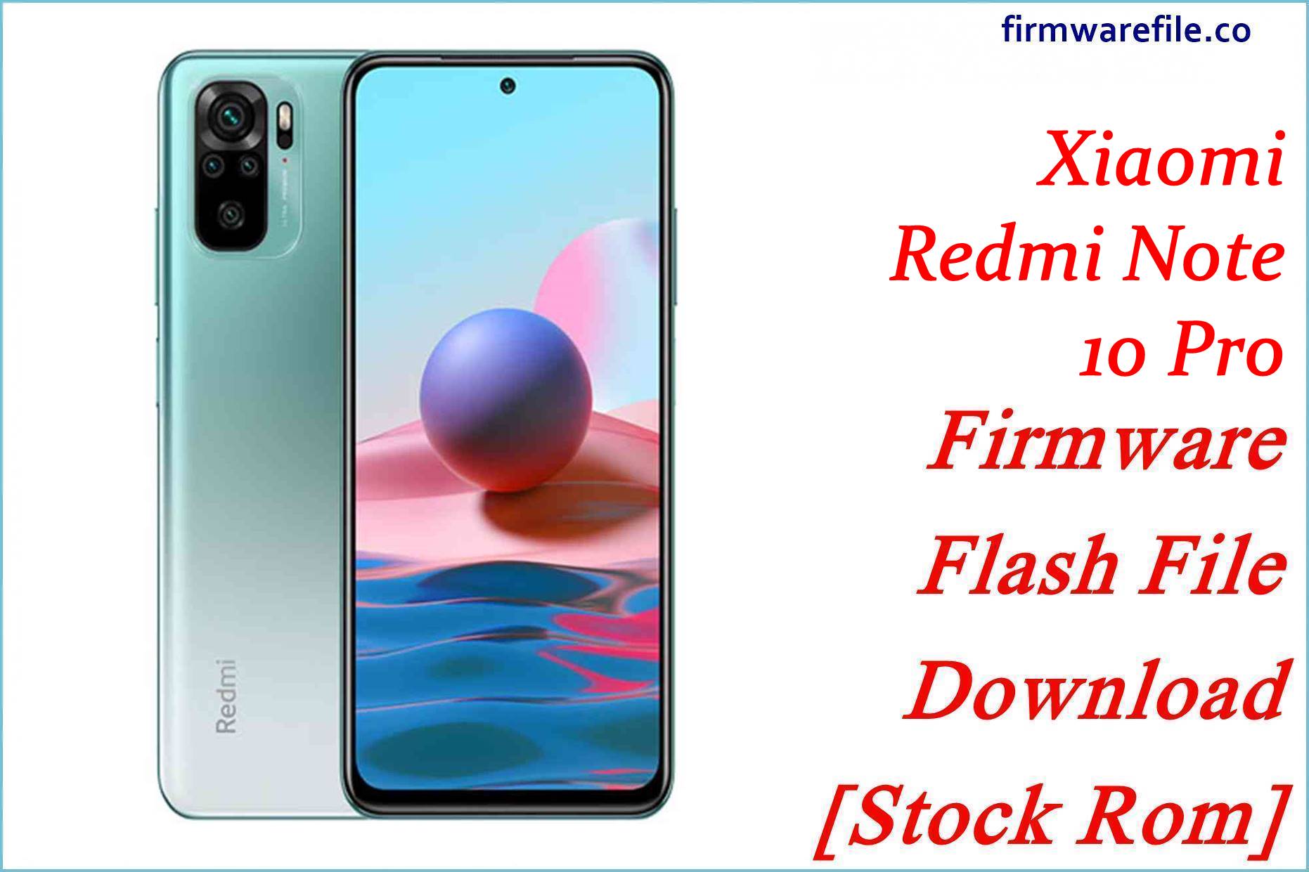 firmware redmi note 10 pro android 11